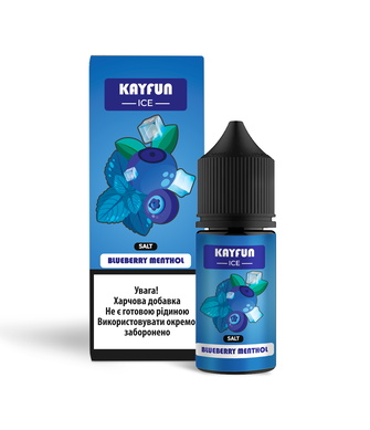 Набір Kayfun Ice Blueberry Menthol (Чорниця Ментол Лід) 30 мл 65 мг