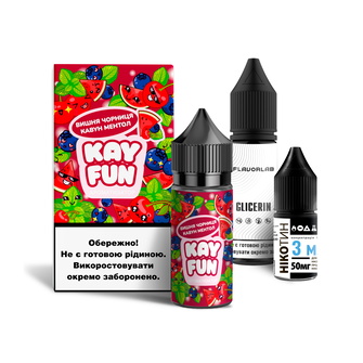 Набір Kayfun Вишня Чорниця Кавун Ментол 30 мл 50 мг
