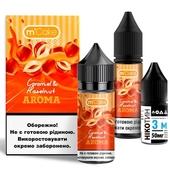 Набір Flavorlab M-Cake Caramel Hazelnut (Карамель Фундук) 30 мл 65 мг