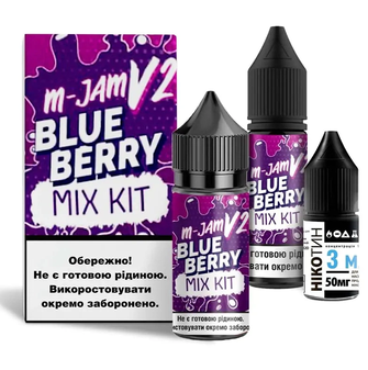 Набір Flavorlab M-JAM V2 Blueberry (Лохина) 30 мл 65 мг