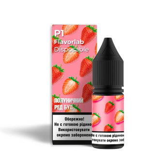 Набор Flavorlab P1 Strawberry Red Bull (Клубника Энергетик) 10 мл 65 мг
