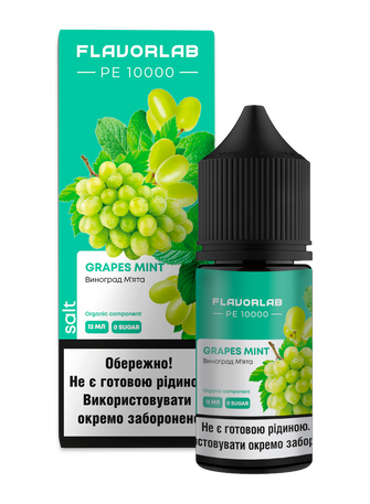 Набір Flavorlab PE 10000 Grapes Mint (Виноград М'ята) 30 мл 65 мг