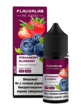 Набір Flavorlab PE 10000 Strawberry Blueberry (Полуниця Чорниця) 30 мл 65 мг