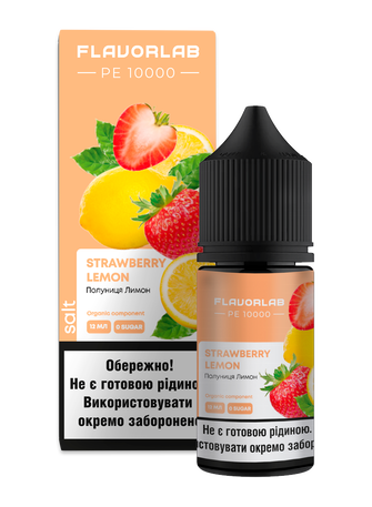 Набор Flavorlab PE 10000 Strawberry Lemon (Клубника Лимон) 30 мл 50 мг