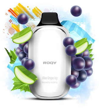 FLONQ ROQY 40000 Aloe Grape Icy (Алое Виноград Лід)