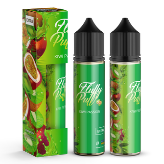 Набір Fluffy Puff Kiwi Passion (Ківі Маракуя) 60 мл 50 мг