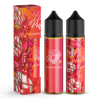 Набір органічної рідини Fluffy Puff Cranberry Donut (Пончик з журавлиною) 60 мл 1 мг