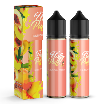 Набір органічної рідини Fluffy Puff Crunchy Peach (Хрусткий персик) 60 мл 1 мг