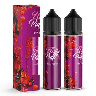 Набір органічної рідини Fluffy Puff Pink Berry (Рожеві ягоди) 60 мл 3 мг