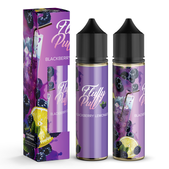Набір органічної рідини Fluffy Puff Blackberry Lemonade (Лимонад з ожиною) 60 мл 3 мг