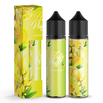 Набір органічної рідини Fluffy Puff Lemon Candy (Лимонна цукерка) 60 мл 3 мг