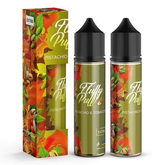 Набір Fluffy Puff без нікотину Pistachio Tobacco (Фісташка з тютюном) 60 мл 0 мг