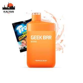 Geek Bar B5000 Tropical Rainbow Blast (Кисла тропічна цукерка)
