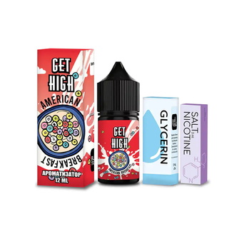 Набір Get High American Breakfast (Фруктові Пластівці з Молоком) 30 мл 50 мг