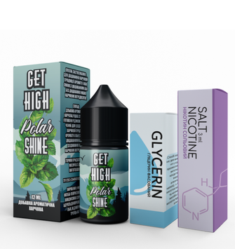 Набір Get High Polar Shine (Ментол) 30 мл 50 мг