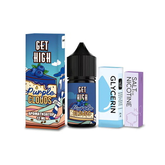 Набор Get High Purple Clouds (Черничный Чизкейк) 30 мл 50 мг