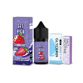 Набір Get High Strawberry Wave (Полуниця Лід) 30 мл 30 мг