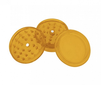 Гріндер Amsterdam Plastic Brown (Коричневий) 3 частини