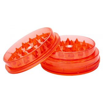Гріндер Amsterdam Plastic Orange (Помаранчевий) 2 частини