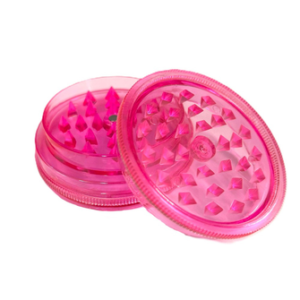 Гріндер Amsterdam Plastic Pink (Рожевий) 2 частини