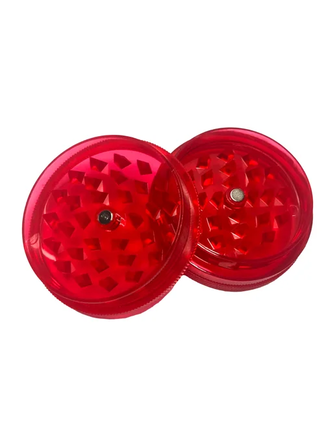 Гріндер Amsterdam Plastic Red (Червоний) 2 частини