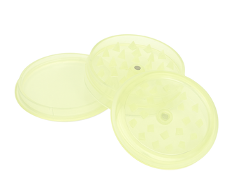 Гріндер Amsterdam Plastic Yellow (Жовтий) 3 частини