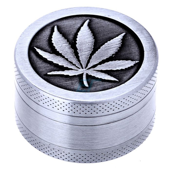 Гріндер Champ High Metal Leaf Silver (Срібний)