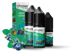 Рідина Chaser 15 мл 30 мг зі смаком Ментола Чорниці (Menthol Blueberries)