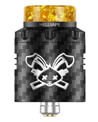 Дріпка HellVape Dead Rabbit 3 RDA Black Carbon Fiber