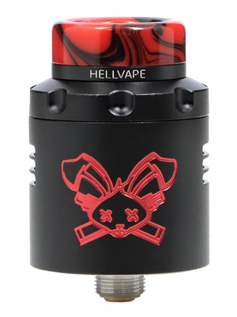 Дріпка HellVape Dead Rabbit 3 RDA Black Red