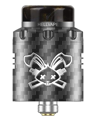 Дріпка HellVape Dead Rabbit 3 RDA Gunmetal Carbon Fiber