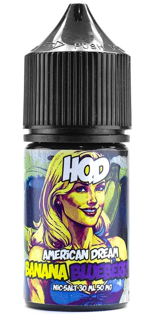 Рідина HQD American Dream 30 мл Blueberry Banana (Лохина банан)