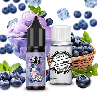 Набір Hype Blueberry Ice Cream (Чорничне морозиво) 15 мл 25 мг
