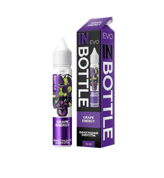 Набір In Bottle Evo Grape Energy (Виноградний енергетик) 30 мл 50 мг Набір In Bottle Evo Grape Energy (Виноградний енергетик) 30 мл 50 мг