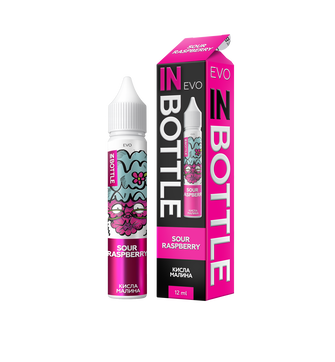 Набір In Bottle Evo Sour Raspberry (Кисла малина) 30 мл 50 мг Набір In Bottle Evo Sour Raspberry (Кисла малина) 30 мл 50 мг