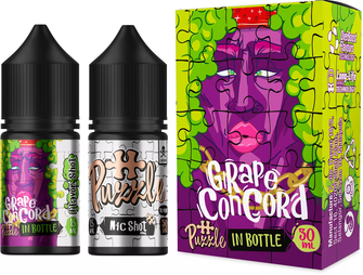 Набір In Bottle Puzzle Grape Concord (Синій виноград) 30 мл 50 мг