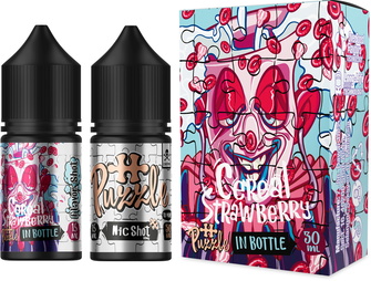 Набір In Bottle Puzzle Strawberry Cereal (Полуниця Пластівці) 30 мл 50 мг