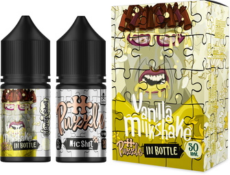 Набор In Bottle Puzzle Vanilla Milkshake (Ванильный молочный коктейль) 30 мл 50 мг