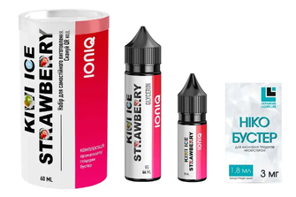 Набір органічної рідини IONIQ Strawberry Kiwi Ice (Полуниця Ківі Лід) 60 мл 3 мг