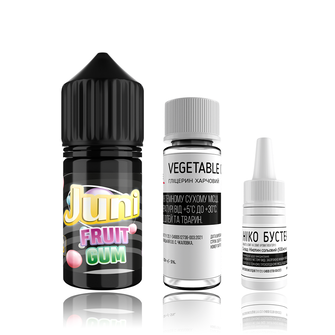 Набір Juni HYBRID Silver ICE Fruit Gum (Фруктова жуйка) 30мл 50мг