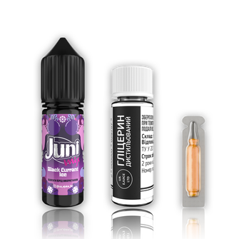 Набор Juni Mix Black Currant Ice (Черная смородина Лед) 15мл 65мг
