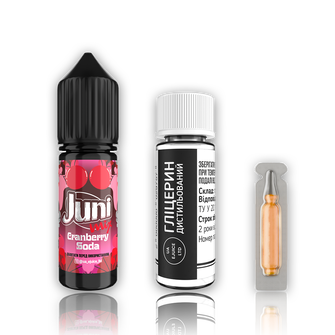 Набор Juni Mix Cranberry Soda (Клюквенная содовая) 15мл 65мг