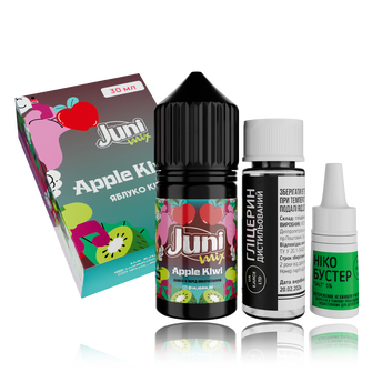 Набір Juni Mix HYBRID Apple Kiwi (Яблуко Ківі) 30мл 65 мг