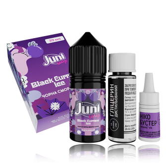 Набір Juni Mix HYBRID Black Currant Ice (Чорна смородина Лід) 30мл 50мг