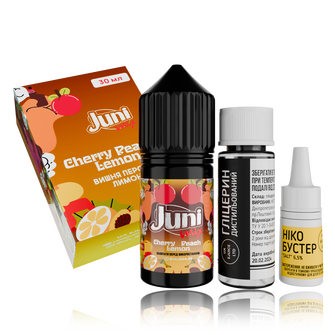 Набір Juni Mix HYBRID Cherry Peach Lemon (Вишня Персик Лимон) 30мл 50мг