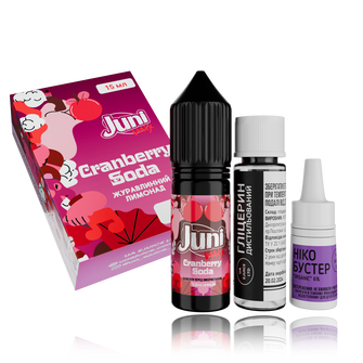 Набір Juni Mix HYBRID Cranberry Soda (Ожина Сода) 15мл 50мг