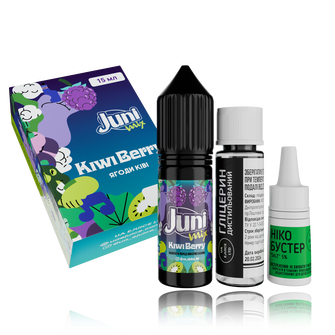 Набір Juni Mix HYBRID Kiwi Berry (Ківі Ягоди) 15мл 50мг