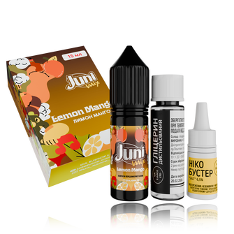 Набір Juni Mix HYBRID Lemone Mango (Лимон Манго) 15мл 65мг