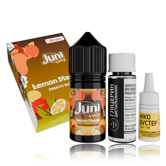 Набір Juni Mix HYBRID Lemone Mango (Лимон Манго) 30мл 50мг