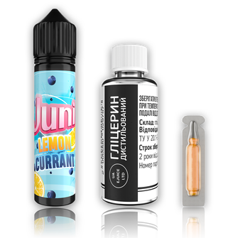 Набір органічної рідини Juni Lemon Currant (Лимон Смородина) 60 мл 6 мг